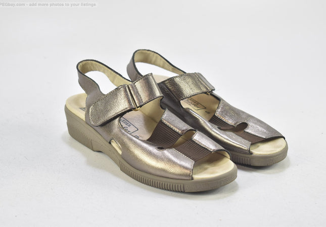 Meisi Damen Sandale Sandalette UK 4,5 Nr. 25-S 450-Schuh-Gebraucht-secondhand