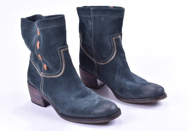 Die Colli Damen Stiefelette Boots EUR 38 Nr. 23-M 1697-Schuh-Gebraucht-secondhand