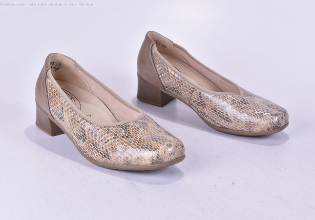 Waldläufer Damen Pumps High Heels UK 6 Nr. 25-F 418-Schuh-Gebraucht-secondhand