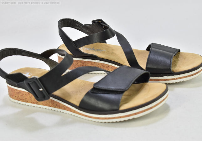 Rieker Damen Sandale Sandalette EUR 42 Nr. 25 S 4127-SchuhGebraucht