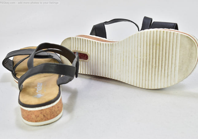 Rieker Damen Sandale Sandalette EUR 42 Nr. 25 S 4127-SchuhGebraucht
