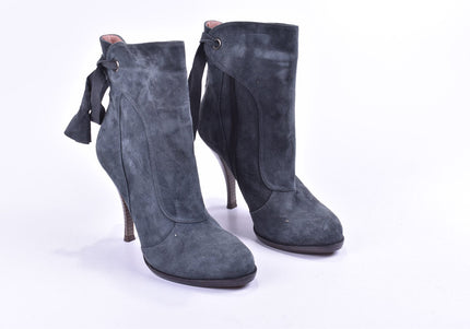 Pura Lopez Damen Stiefelette Boots EUR 38,5 Nr. 23-M 1998-Schuh-Gebraucht-secondhand