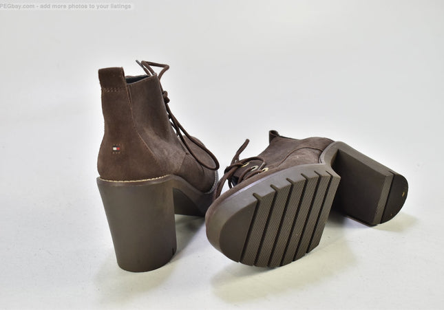 Tommy Hilfiger Damen Stiefelette Boots EUR 37 Nr. 25-B 836-gebrauchte Schuhe-Second hand-SchuhGebraucht