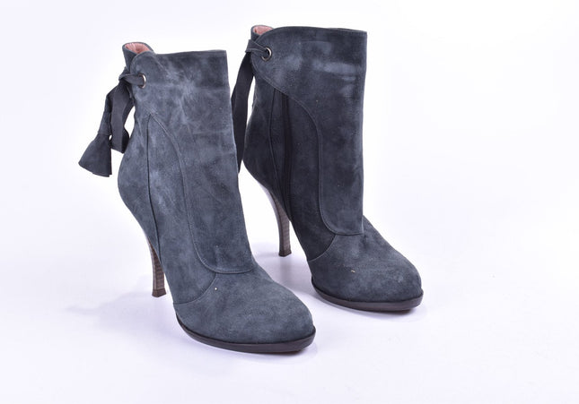 Pura Lopez Damen Stiefelette Boots EUR 38,5 Nr. 23-M 1998-Schuh-Gebraucht-secondhand