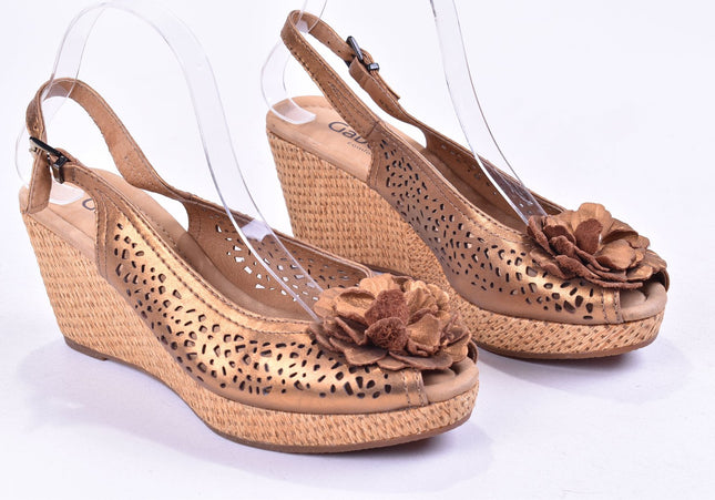 Gabor Damen Sandale Sandalette UK 7,5 Nr. 23-A 2919-Schuh-Gebraucht-secondhand