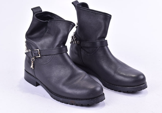Patrizia Pepe Damen Stiefelette Boots EUR 37 Nr. 24-F 1712-Schuh-Gebraucht-secondhand