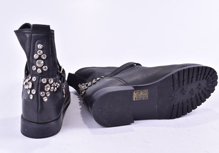 Patrizia Pepe Damen Stiefelette Boots EUR 37 Nr. 24-F 1712-Schuh-Gebraucht-secondhand