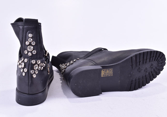 Patrizia Pepe Damen Stiefelette Boots EUR 37 Nr. 24-F 1712-Schuh-Gebraucht-secondhand
