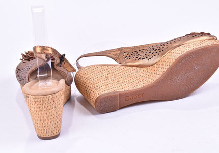 Gabor Damen Sandale Sandalette UK 7,5 Nr. 23-A 2919-Schuh-Gebraucht-secondhand