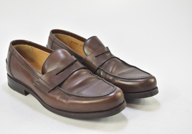 Schuhmacherei Renn Herren Halbschuhe Slipper UK 10,5 Nr. 24-U 748-Schuh-Gebraucht-secondhand