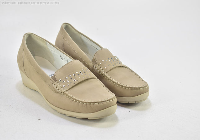 Waldläufer Damen Halbschuhe Slipper Ballerinas UK 4 Nr. 25-F 500-Schuh-Gebraucht-secondhand