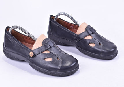 Hotter Damen Halbschuhe Slipper Ballerinas UK 5,5 Nr. 23-A 3540-Schuh-Gebraucht-secondhand