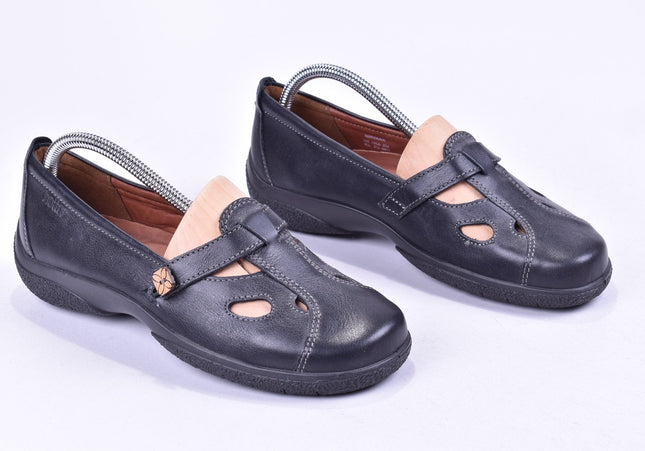 Hotter Damen Halbschuhe Slipper Ballerinas UK 5,5 Nr. 23-A 3540-Schuh-Gebraucht-secondhand