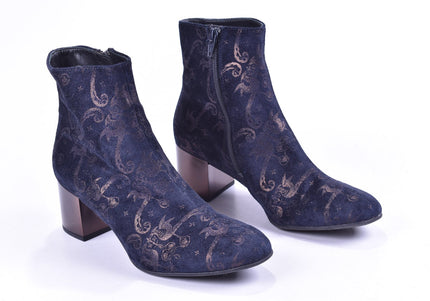 Högl Damen Stiefelette Boots UK 4 Nr. 23-M 1700-Schuh-Gebraucht-secondhand