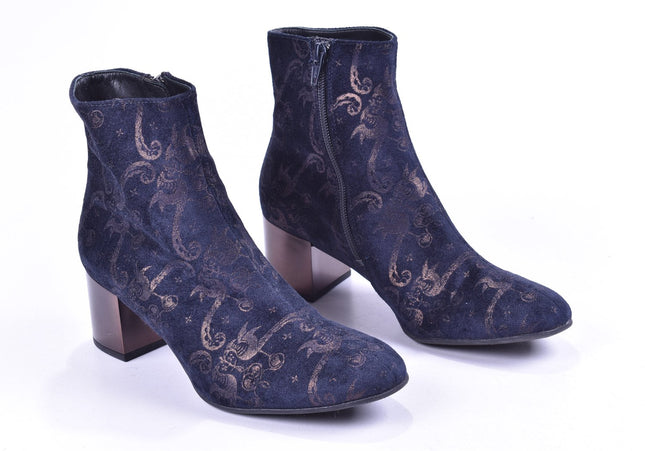 Högl Damen Stiefelette Boots UK 4 Nr. 23-M 1700-Schuh-Gebraucht-secondhand