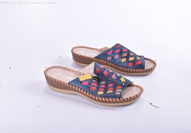Rieker Damen Sandale Pantolette EUR 37 Nr. 25-S 2908-SchuhGebraucht