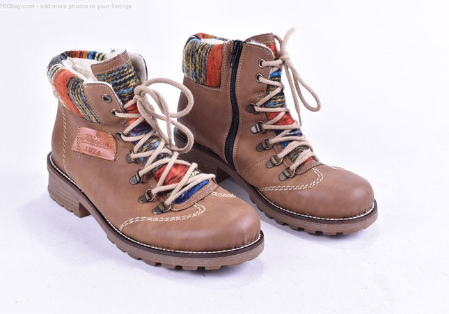 Rieker Damen Stiefelette Boots EUR 37 Nr. 24-B 1966-Schuh-Gebraucht-secondhand