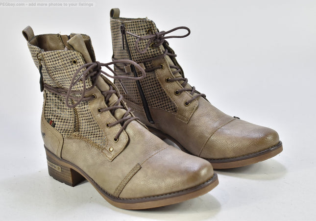 Mustang Damen Stiefelette Boots EUR 42 Nr. 24-B 7242-SchuhGebraucht