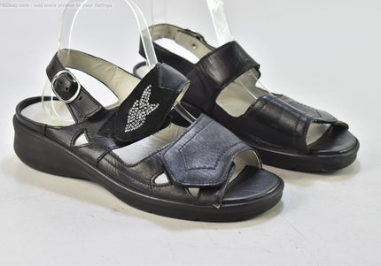 Waldläufer  Damen Sandale Sandalette  UK 4 Nr. 26-S 4118
