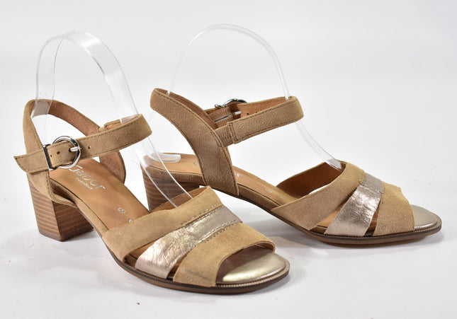 Gabor Damen Sandale Sandalette UK 4 Nr. 24-SD 16-Schuh-Gebraucht-secondhand