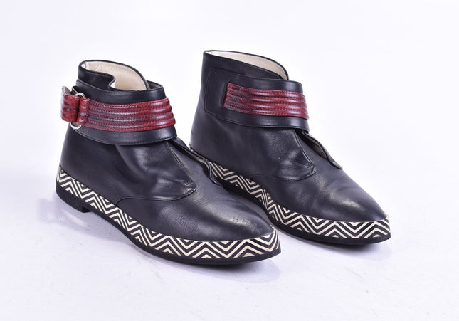 Pollini Damen Stiefelette Boots EUR 37 Nr. 24-Y 3912-Schuh-Gebraucht-secondhand
