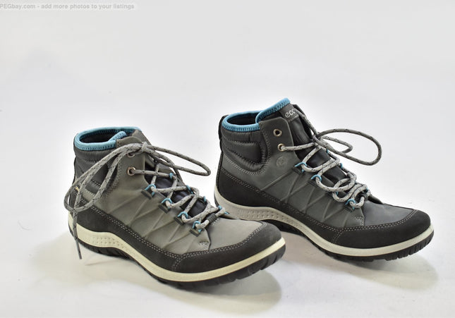 Ecco GTX Damen Stiefelette Boots EUR 37 Nr. 24-B 5848-Schuh-Gebraucht-secondhand