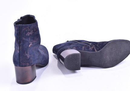 Högl Damen Stiefelette Boots UK 4 Nr. 23-M 1700-Schuh-Gebraucht-secondhand
