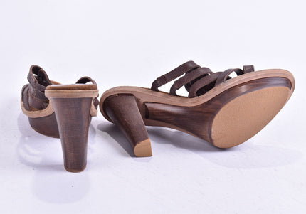 Marc O´Polo Damen Sandale Pantolette EUR 38 Nr. 24-SD 3410-Schuh-Gebraucht-secondhand