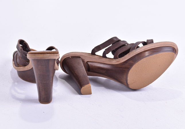 Marc O´Polo Damen Sandale Pantolette EUR 38 Nr. 24-SD 3410-Schuh-Gebraucht-secondhand