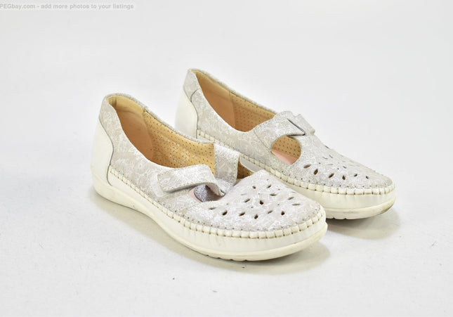 Helvesko Damen Halbschuhe Slipper Ballerinas EUR 35 Nr. 25-M 842-Schuh-Gebraucht-secondhand
