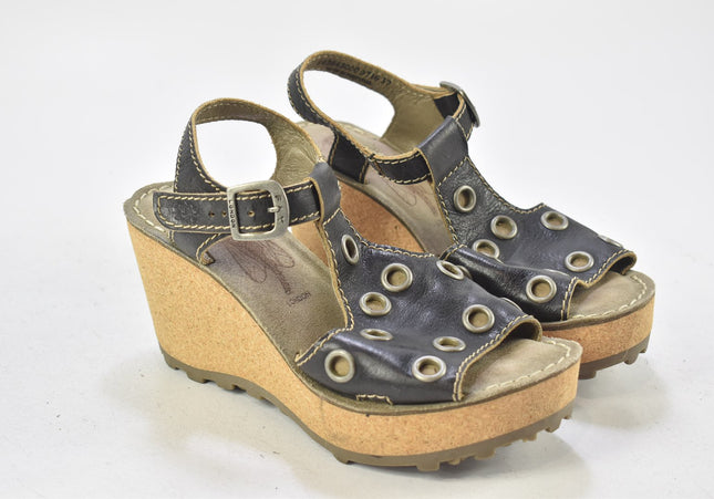 Fly London Damen Sandale Sandalette EUR 37 Nr. 24-SD 3070-Schuh-Gebraucht-secondhand
