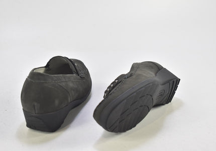 Waldläufer Damen Halbschuhe Slipper Ballerinas UK 4,5 Nr. 24-X 1632-Schuh-Gebraucht-secondhand
