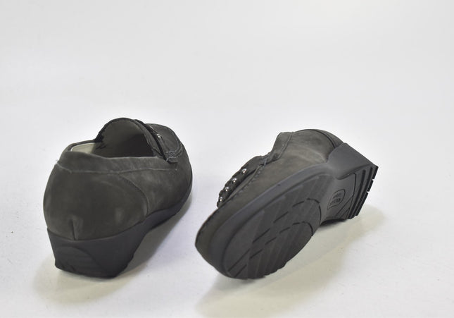 Waldläufer Damen Halbschuhe Slipper Ballerinas UK 4,5 Nr. 24-X 1632-Schuh-Gebraucht-secondhand