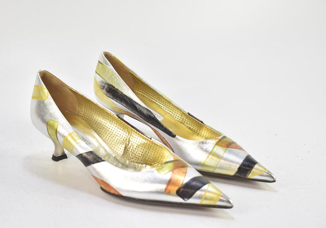 Gianmarco Lorenzi Damen Pumps High Heels EUR 39,5 Nr. 24-X 162-Schuh-Gebraucht-secondhand