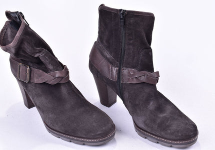 Paul Green Damen Stiefelette Boots UK 4 Nr. 23-U 2125-Schuh-Gebraucht-secondhand