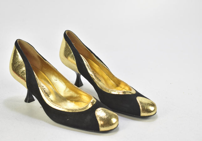 Beverly Feldman Damen Pumps High Heels EUR 37,5 Nr. 24-X 163-Schuh-Gebraucht-secondhand