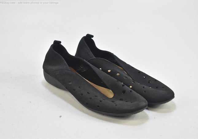 Hirica Damen Halbschuhe Slipper Ballerinas EUR 37,5 Nr. 25-F 503-Schuh-Gebraucht-secondhand