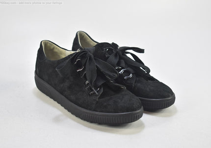 Waldläufer Damen Halbschuhe Freizeitschuhe UK 4,5 Nr. 25-F 819-Schuh-Gebraucht-secondhand