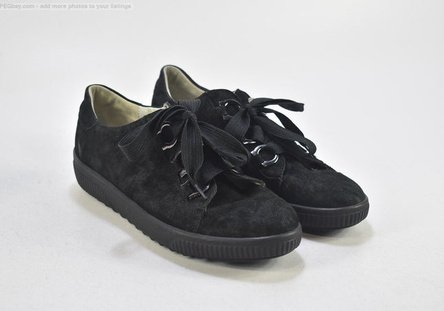 Waldläufer Damen Halbschuhe Freizeitschuhe UK 4,5 Nr. 25-F 819-Schuh-Gebraucht-secondhand