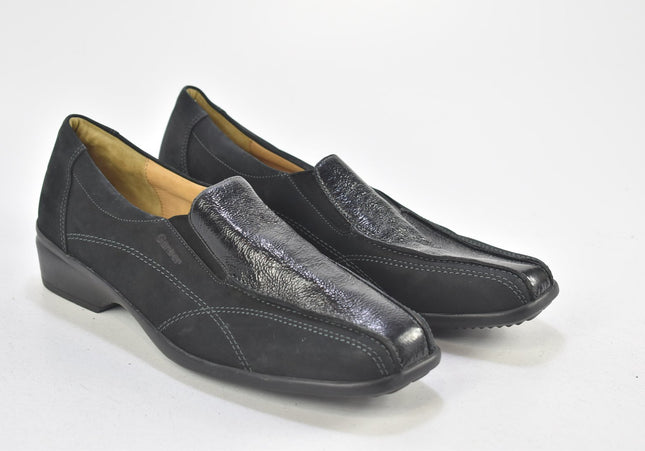 Ganter Damen Halbschuhe Slipper Ballerinas UK 7 Nr. 24-J 3372-Schuh-Gebraucht-secondhand