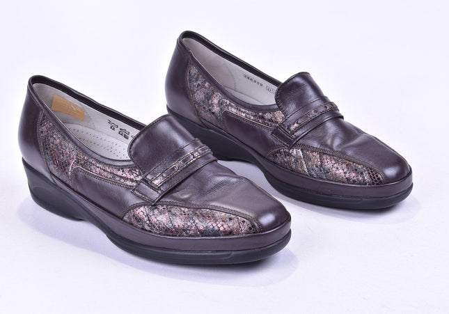 Waldläufer Damen Halbschuhe Slipper Ballerinas UK 6,5 Nr. 23-A 3543-Schuh-Gebraucht-secondhand
