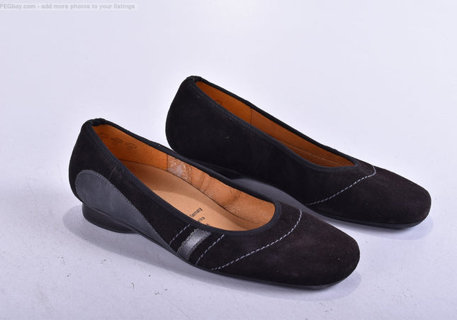 Theresia M. Damen Halbschuhe Slipper Ballerinas UK 4 Nr. 25-F 3086-Schuh-Gebraucht-secondhand