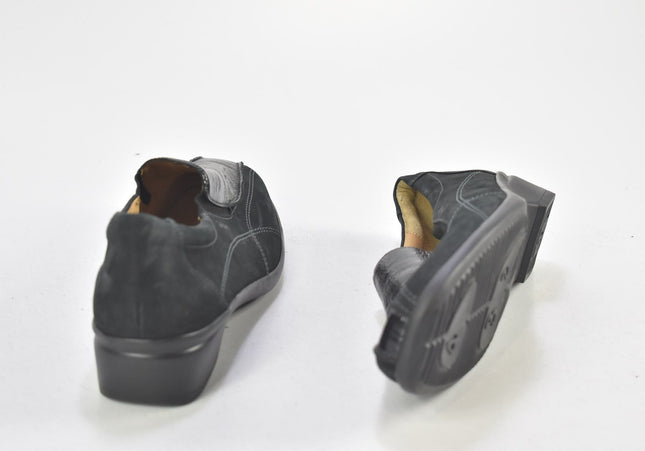 Ganter Damen Halbschuhe Slipper Ballerinas UK 7 Nr. 24-J 3372-Schuh-Gebraucht-secondhand