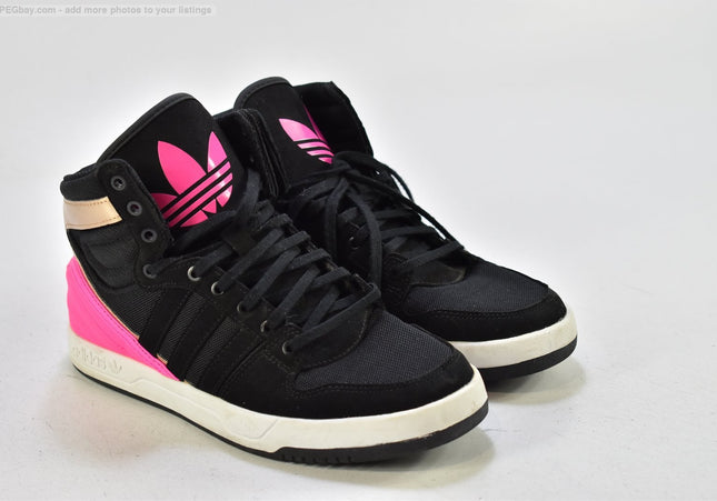Adidas Court Attitude Damen Sportschuhe Sneaker EUR 38 2/3 Nr. 25-T 1086-gebrauchte Schuhe-Second hand-SchuhGebraucht