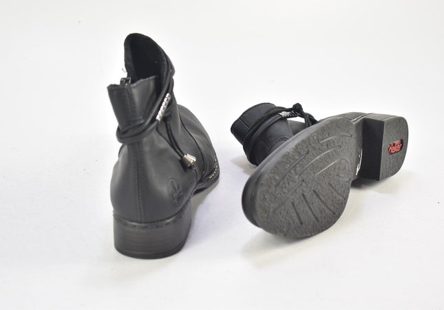 Rieker Damen Stiefelette Boots EUR 38 Nr. 24-M 2851-Schuh-Gebraucht-secondhand