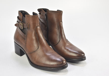 Giorgio Venuti Damen Stiefelette Boots EUR 38 Nr. 24-F 3148-Schuh-Gebraucht-secondhand
