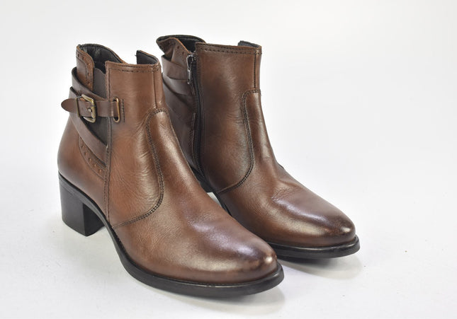 Giorgio Venuti Damen Stiefelette Boots EUR 38 Nr. 24-F 3148-Schuh-Gebraucht-secondhand