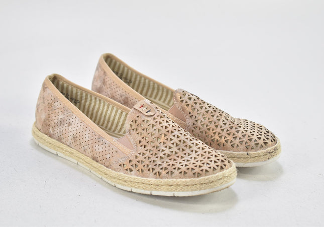 Rieker Damen Halbschuhe Slipper Ballerinas EUR 38 Nr. 24-N 3136-Schuh-Gebraucht-secondhand