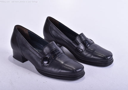 Semler Damen Halbschuhe Slipper Ballerinas UK 4,5 Nr. 25-F 3087-Schuh-Gebraucht-secondhand