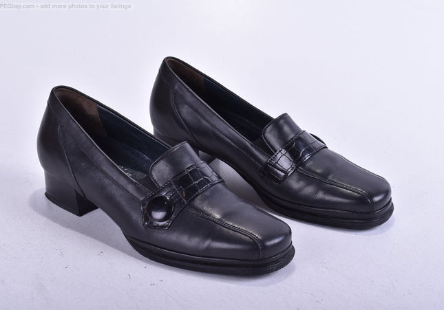 Semler Damen Halbschuhe Slipper Ballerinas UK 4,5 Nr. 25-F 3087-Schuh-Gebraucht-secondhand
